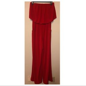 Boutique red jumpsuit